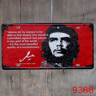 Metal Tin Sign Che Guevara Decor Bar Pub Home Vintage Retro Poster Cafe Art