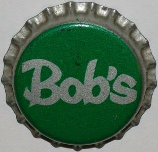 Vintage soda pop or beer bottle cap BOBS cork lined old stock exc, 2
