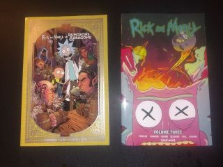 2 Rick And Morty Tpb Graphic Novels Volume 3,  Rick & Morty Vs Dungeons & Dragons