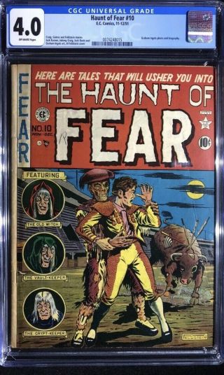 Haunt Of Fear 10 - Ec Comics - Cgc Graded