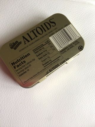 ALTOIDS Ginger Discontinued collectors tin 2