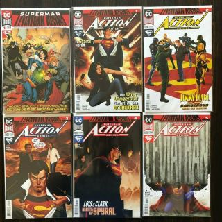 Action Comics 1007 To 1011 W/superman Leviathan Rising 1 Nm 2019 Complete Dc