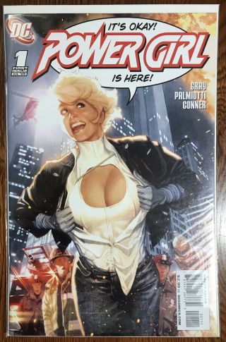 Power Girl Comic 1 Cover By Adam Hughes