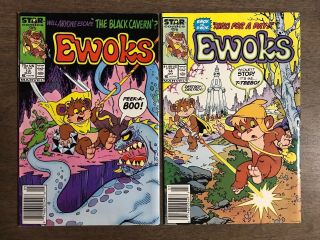 Ewoks (marvel/star Comics) 13 & 14 1987 Vf Nm