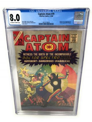 Captain Atom 79 Charlton Comics 02 - 3/66 1966 Cgc 8.  0 Silver Age