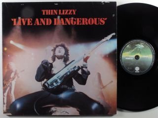 Thin Lizzy Live & Dangerous Vertigo 2xlp Vg,  Gatefold Germany