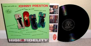 Johnny Preston Come Rock With Me Lp Orig 1st Press Mono Mercury Rockabilly