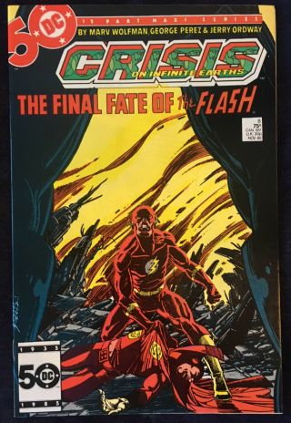 Crisis On Infinite Earths 9 Nm Death Of Barry Allen