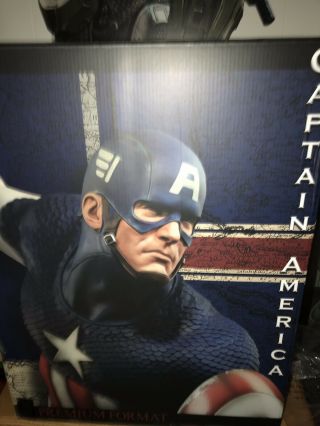 Exclusive Sideshow Collectibles Captain America Premium Format Statue 7