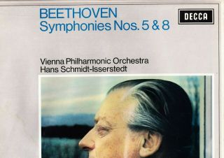 Sxl 6396 Wb Uk - Schmidt - Isserstedt - Beethoven Symphony Nr.  5 & 8 - Vpo - Nm