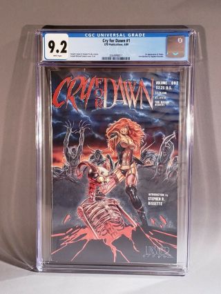 Cry For Dawn 1 1st Print Cgc 9.  2 Nm - W Pgs.  1st Appearance Of Dawn Linsner Rare