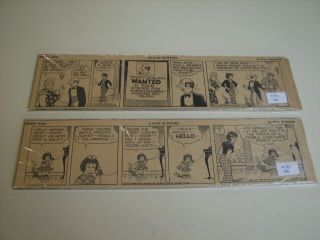 Fritzi Ritz By Ernie Bushmiller - May - Jun 1937 - 52 Daily Comic Strips