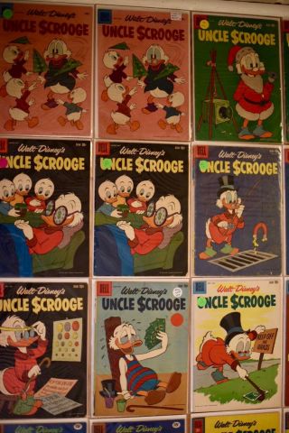 Uncle Scrooge Comics 23 - 40 (2.  0 - 8.  0) Dell
