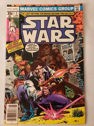 Star Wars 7 8 9 (marvel 1977) 1st Prints 3 Books F/vf