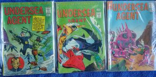 Undersea Agent - 1 2 3 4 5 6 - Tower Comics 1966 - Complete Series Gil Kane