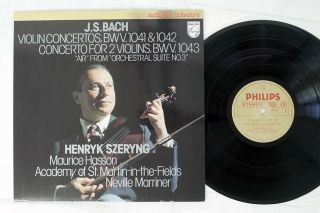 Szeryng Bach Violin Concertos Philips 30pc - 22 Japan Audiophile Vinyl Lp