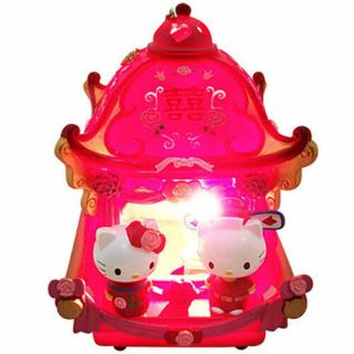 [ship To Worldwide] Sanrio Hello Kitty Ceramic Chinese Wedding Night Lamp