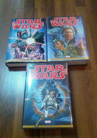 Star Wars The Marvel Years Omnibus Hc Vol 1,  2 And 3,  Vol 1 And 3