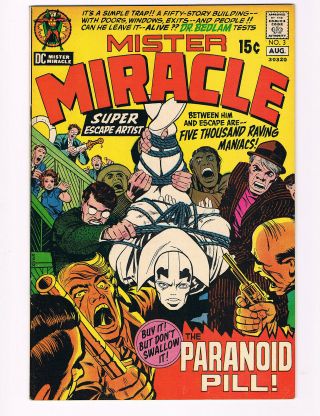 Mister Miracle 5 - Jack Kirby Art Dc 1971 F/vf