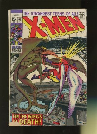 X - Men 61 Vg 3.  5 1 Book Marvel Mutants 1969 Monsters Also Weep Sauron