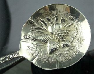 RARE ANTIQUE S.  KIRK & SON STERLING SILVER REPOUSSE 5 1/8 