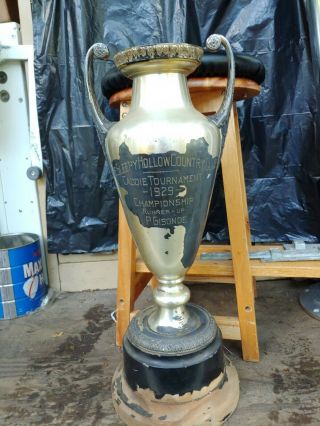 Vintage Sleepy Hollow Country Club 1929 Trophy