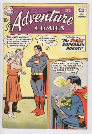 Adventure Comics 265 (1959) Fn Dc Silver Age Superboy