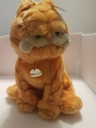 2004 Garfield Ty Beanie Buddies 10 " Plush Stuffed With Tags