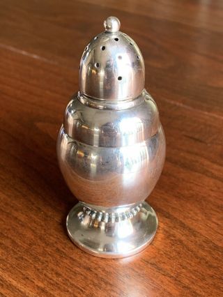 Randahl Solid Sterling Silver Vintage Single Salt Or Pepper Shaker 4 " Tall