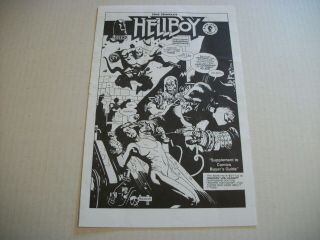 Hellboy - Comics Buyers Guide Supplement 1993 Mike Mignola Vf,