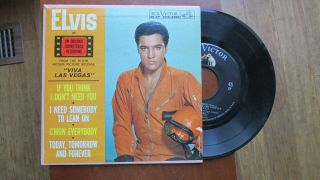 1964 Elvis Presley Ep - Viva Las Vegas - Rca Epa - 4382