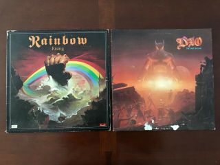 Dio The Last In Line Vinyl & Rainbow Rising Vinyl (richie Blackmore)