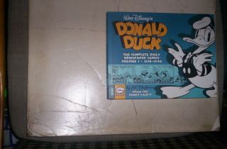 Donald Duck Daily Comics Hardcover Book Vol.  1 1938 - 40 Walt Disney