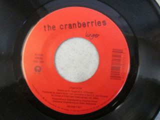 1993 The Cranberries - Linger / Dreams 45 Island Records 422 - 858