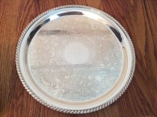 He Sheffield Silver Co Made In Usa Epc 5/165 Serving Tray