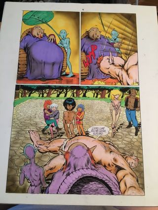 Elflord 11 Page 17 Art By Barry Blair & Dale Keown 14x17 Aircel Comics