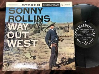 Sonny Rollins Way Out West Contemporary Sr 3025 Stereo Japan Vinyl Lp