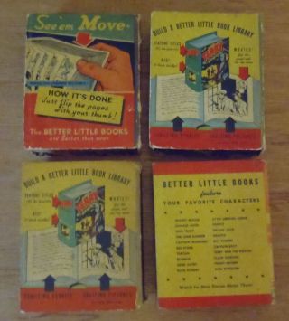 4 each 1940s BETTER LITTLE BOOKS 1940s Keep ' em Flying,  Punch Davis,  Ray Land 3