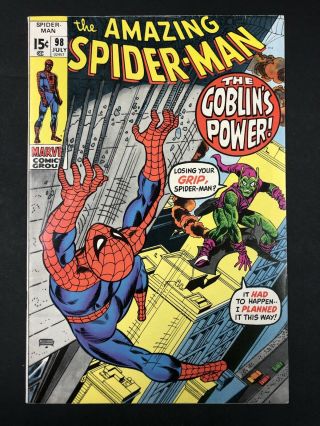 Spider - Man 98 (1971) No Comics Code Green Goblin Drug Issue [vf/nm]