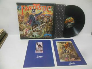 Elton John 1975 Vinyl Lp Captain Fantastic And The Brown Dirt Cowboy Booklets