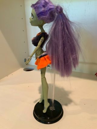 Custom One of a kind fan created Zombie Tramp style doll 8 Monster high OOAK 2