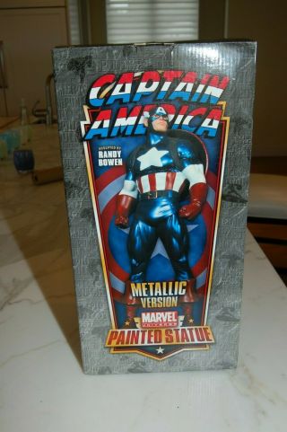 Bowen Ultimate Captain America Metallic Version Painted Statue 601/1165