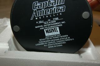 Bowen Ultimate Captain America Metallic Version Painted Statue 601/1165 3