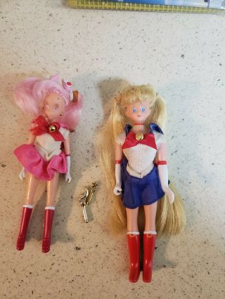 Vintage Sailor Moon Dolls Chibimoon And Sailor Moon