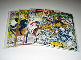 Marvel Comics Spider - Man 360,  361,  362,  363 Cletus Kasady First Carnage 9.  6