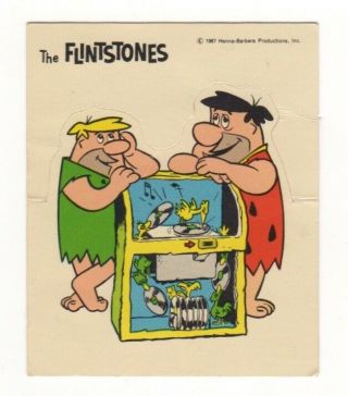 Weeties Cereal Australia - The Flintstones Fred & Barney With Jukebox