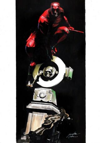 Daredevil (11 " X17 ") By Guilherme Silva - Ed Benes Studio