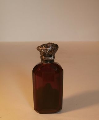 Victorian Ruby Glass Scent Bottle