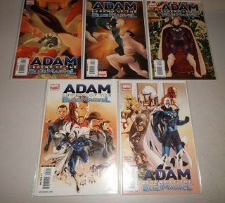 Adam Legend Of The Blue Marvel 1 - 5 (vf) Complete Marvel 2009 Series,  1 2 3 4 5