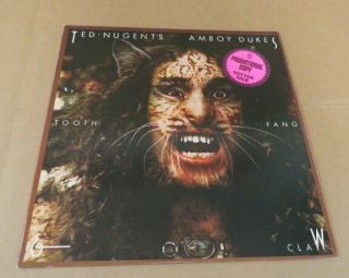 Orig Ted Nugent Amboy Dukes Tooth Fang Claw USA Promo LP Near 3